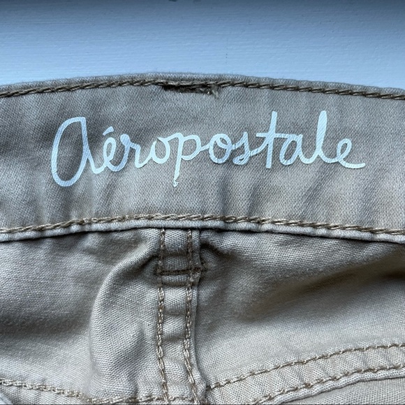 Aeropostale, cream, US 8, Jeggings - Picture 3 of 4